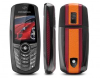 CELULAR 2 CHIPS POWERPACK FERRARI, DETALES EM COURO